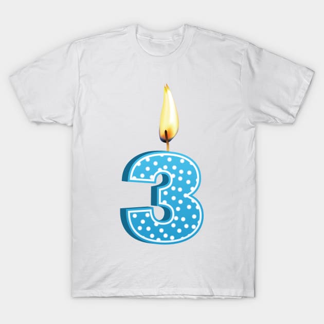 Number 3! T-Shirt by SWON Design